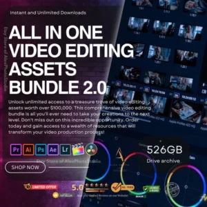 Mega Video Editing Bundle With Reselling Rights